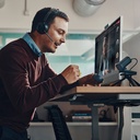 HP Poly Voyager Focus 2 USB-C-C Headset +USB-C/A Adapter 2