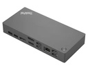Lenovo 40B70090EU laptop dock & poortreplicator Bedraad USB 3.2 Gen 2 (3.1 Gen 2) Type-C Grijs 2