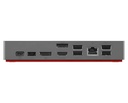 Lenovo 40B70090EU laptop dock & poortreplicator Bedraad USB 3.2 Gen 2 (3.1 Gen 2) Type-C Grijs 3